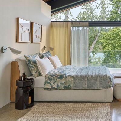 AM.PM Letto matrimoniale contenitore, con rete sollevabile, in rovere e impiallacciato, ILOSS AM.PM Letto matrimoniale contenitore, con rete sollevabile, in rovere e impiallacciato, ILOSS