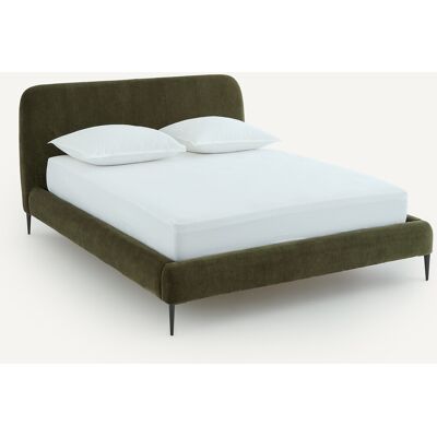 AM.PM Letto con base in velluto, OSCAR, design di Emmanuel Gallina AM.PM Letto con base in velluto, OSCAR, design di Emmanuel Gallina