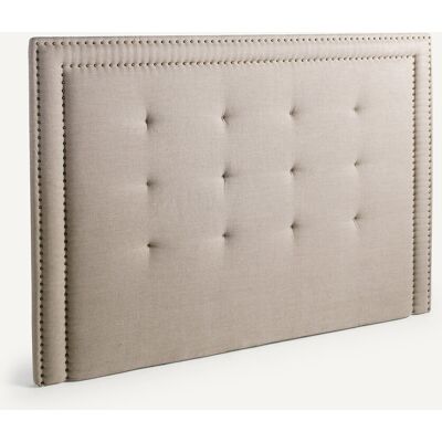 Testata del letto Hampstead in lino naturale - 135cm Testata del letto Hampstead in lino naturale - 135cm