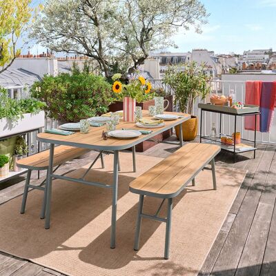 La Redoute Interieurs Hanso Tavolo da Giardino Pieghevole in Acacia - Tavolo da Giardino La Redoute Interieurs Hanso Tavolo da Giardino Pieghevole in Acacia - Tavolo da Giardino