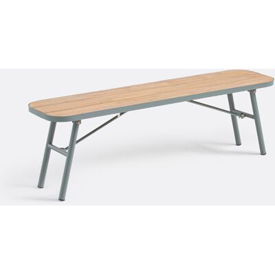Panca da giardino La Redoute Intérieurs Hanso - Pieghevole in acciaio e acacia Panca da giardino La Redoute Intérieurs Hanso - Pieghevole in acciaio e acacia
