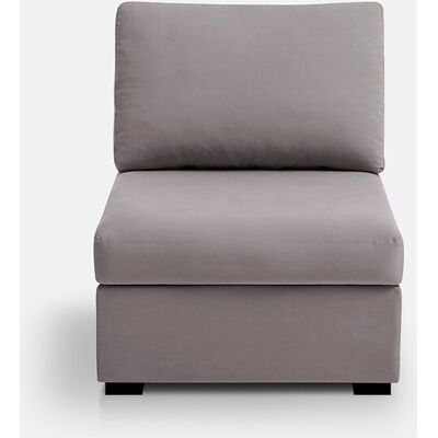 La Redoute Interieurs Robin Poltrona - Cotone, Grigio chiaro - Comfort premium La Redoute Interieurs Robin Poltrona - Cotone, Grigio chiaro - Comfort premium
