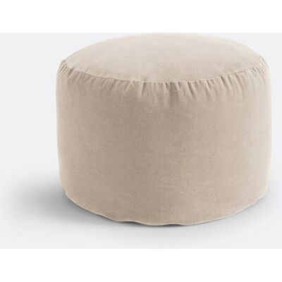 LA REDOUTE INTERIEURS Pouf velluto Beige LA REDOUTE INTERIEURS Pouf velluto Beige