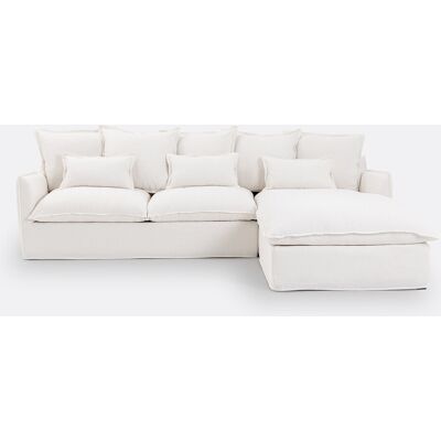 LA REDOUTE INTERIEURS Divano angolare Odna - Lino spesso, Bultex, Copertura rimovibile LA REDOUTE INTERIEURS Divano angolare Odna - Lino spesso, Bultex, Copertura rimovibile