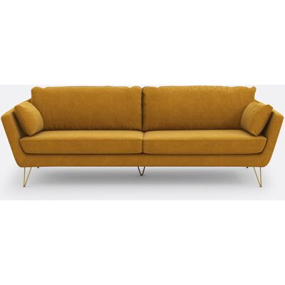 La Redoute Intérieurs Topim - Velluto ocra - Sofa La Redoute Intérieurs Topim - Velluto ocra - Sofa