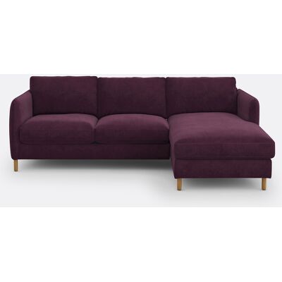 LA REDOUTE INTERIEIROS - Loméo - Velluto - Rosso - Divano LA REDOUTE INTERIEIROS - Loméo - Velluto - Rosso - Divano