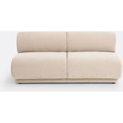 LA REDOUTE INTERIEURS Divano modulare in velluto beige - Divano LA REDOUTE INTERIEURS Divano modulare in velluto beige - Divano