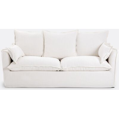 LA REDOUTE INTERIEURS - Odna - Lino - Bianco - Sofa LA REDOUTE INTERIEURS - Odna - Lino - Bianco - Sofa