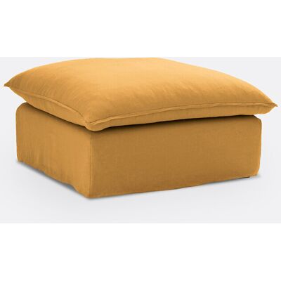 LA REDOUTE INTERIEURS - Odna - Arancione - Linen - Pouf LA REDOUTE INTERIEURS - Odna - Arancione - Linen - Pouf