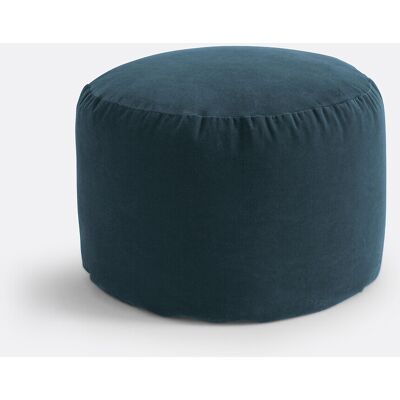 La Redoute Interieurs - Velvet - Blu - Pouf La Redoute Interieurs - Velvet - Blu - Pouf