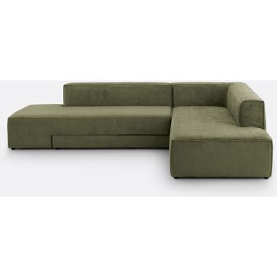LA REDOUTE INTERIEURS - Ginosa - Khaki - Velluto - Divano letto LA REDOUTE INTERIEURS - Ginosa - Khaki - Velluto - Divano letto