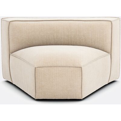 Divano modulare La Redoute Interieurs - Velluto vintage, Beige, Angolo reversibile Divano modulare La Redoute Interieurs - Velluto vintage, Beige, Angolo reversibile