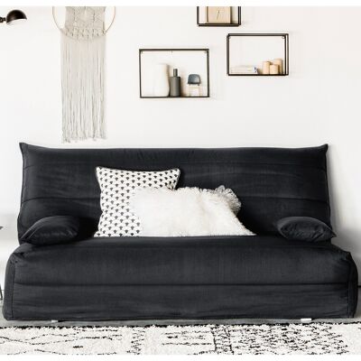 SO'HOME - ASARET - Nero - 160 cm - Sofa Cover SO'HOME - ASARET - Nero - 160 cm - Sofa Cover