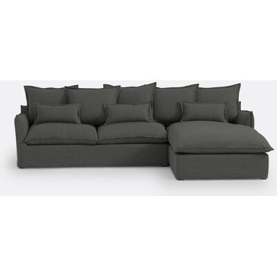 LA REDOUTE INTERIEURS Odna Divano angolare grigio - Letto sofa LA REDOUTE INTERIEURS Odna Divano angolare grigio - Letto sofa