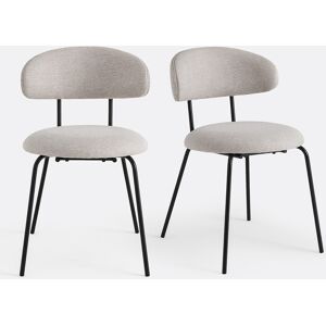 LA REDOUTE INTERIEURS Set di 2 sedie in tessuto, Clarvia LA REDOUTE INTERIEURS Set di 2 sedie in tessuto, Clarvia