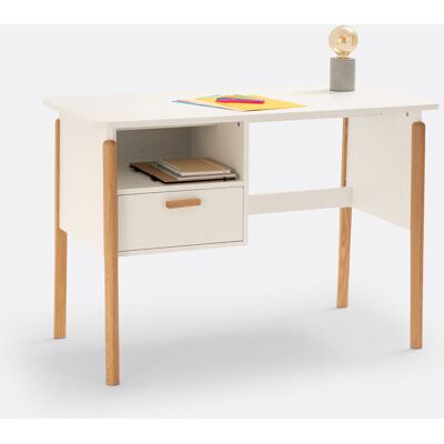La Redoute Interiors Scrivania bambini Nadil - Bianco - Piccola - Pronta per i compiti La Redoute Interiors Scrivania bambini Nadil - Bianco - Piccola - Pronta per i compiti