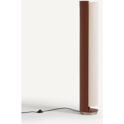 AM.PM Lampadario similpelle e lino, Glipie AM.PM Lampadario similpelle e lino, Glipie