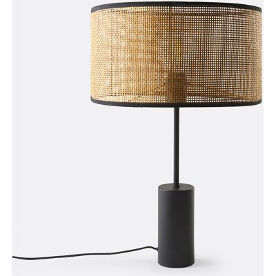 LA REDOUTE INTERIEURS Lampada da tavolo in metallo nero e bambù - Lampada da tavolo LA REDOUTE INTERIEURS Lampada da tavolo in metallo nero e bambù - Lampada da tavolo