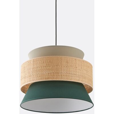 LA REDOUTE INTERIEURS Lampadario / Paralume doppio Ø40 cm, Dolkie LA REDOUTE INTERIEURS Lampadario / Paralume doppio Ø40 cm, Dolkie