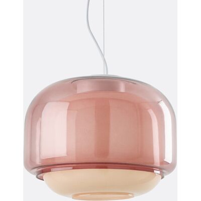 LA REDOUTE INTERIEURS Lampadario in vetro colorato Ø 30,5 cm, KINOKO LA REDOUTE INTERIEURS Lampadario in vetro colorato Ø 30,5 cm, KINOKO