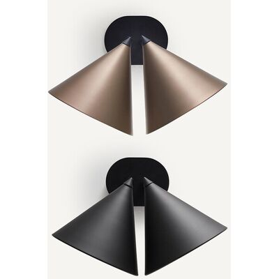 Am.pm Moke Applique Doppio Cono - Lampada da Parete Am.pm Moke Applique Doppio Cono - Lampada da Parete
