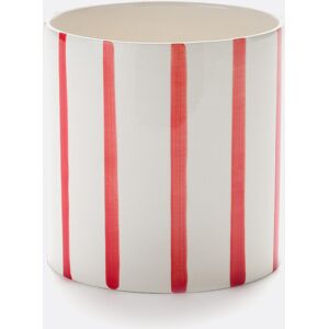 LA REDOUTE INTERIEURS Portavaso a righe in ceramica Ø14cm, Ario LA REDOUTE INTERIEURS Portavaso a righe in ceramica Ø14cm, Ario