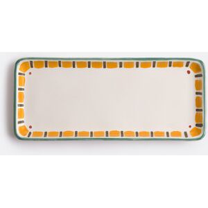 LA REDOUTE INTERIEURS Piatto da torta in grès smaltato con motivi, Baldia LA REDOUTE INTERIEURS Piatto da torta in grès smaltato con motivi, Baldia