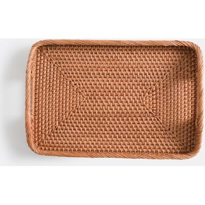 LA REDOUTE INTERIEURS Vassoio rettangolare in rattan intrecciato, Taran LA REDOUTE INTERIEURS Vassoio rettangolare in rattan intrecciato, Taran