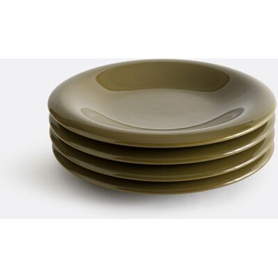 LA REDOUTE INTERIEURS Set di 4 piatti da dessert, gres smaltato, Toria LA REDOUTE INTERIEURS Set di 4 piatti da dessert, gres smaltato, Toria