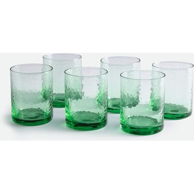 LA REDOUTE INTERIEURS Set di 6 bicchieri da acqua in vetro effetto martellato, Marteo LA REDOUTE INTERIEURS Set di 6 bicchieri da acqua in vetro effetto martellato, Marteo