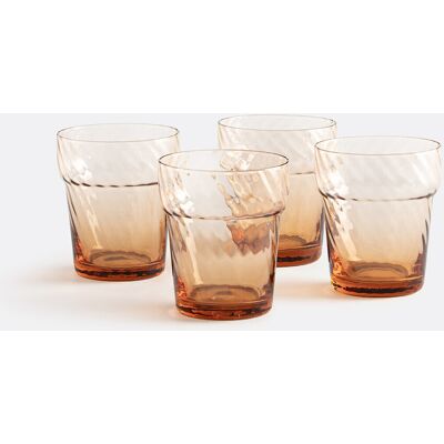 LA REDOUTE INTERIEURS Set di 4 bicchieri da acqua colorati, JILL LA REDOUTE INTERIEURS Set di 4 bicchieri da acqua colorati, JILL