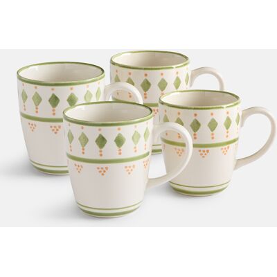 LA REDOUTE INTERIEURS Set di 2 tazze in gres, LIMAO LA REDOUTE INTERIEURS Set di 2 tazze in gres, LIMAO