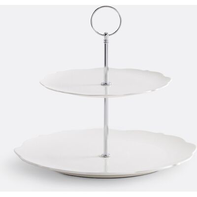 LA REDOUTE INTERIEURS Supporto per Torte in Porcellana Bianca - Etagere LA REDOUTE INTERIEURS Supporto per Torte in Porcellana Bianca - Etagere
