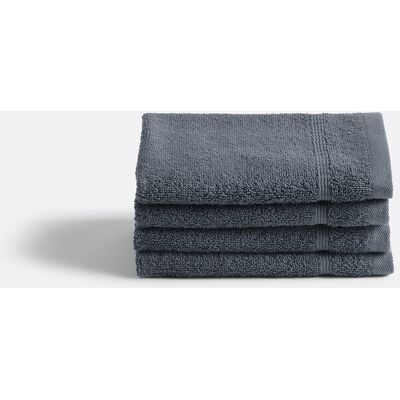 LA REDOUTE INTERIEURS Confezione da 4 asciugamani ospiti spugna 600 g/m², Zavara LA REDOUTE INTERIEURS Confezione da 4 asciugamani ospiti spugna 600 g/m², Zavara
