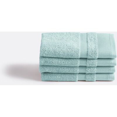 LA REDOUTE INTERIEURS Confezione da 4 asciugamani ospite in cotone egiziano 600g/m2, Kheops LA REDOUTE INTERIEURS Confezione da 4 asciugamani ospite in cotone egiziano 600g/m2, Kheops