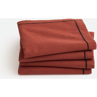 LA REDOUTE INTERIEURS Tovaglioli lino/cotone lavato Métis Bourdon LA REDOUTE INTERIEURS Tovaglioli lino/cotone lavato Métis Bourdon