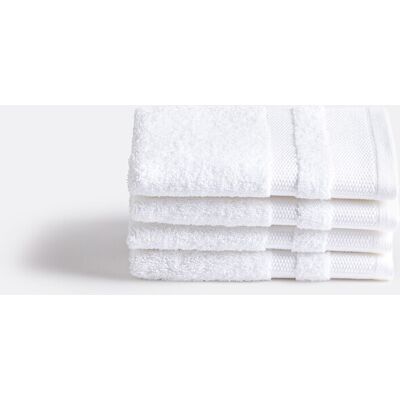 La Redoute Interieurs Asciugamani ospiti cotone egiziano - 40x40cm - Bianco La Redoute Interieurs Asciugamani ospiti cotone egiziano - 40x40cm - Bianco
