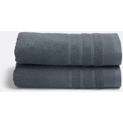 LA REDOUTE INTERIEURS Confezione da 2 asciugamani spugna 600 g/m2, Zavara LA REDOUTE INTERIEURS Confezione da 2 asciugamani spugna 600 g/m2, Zavara