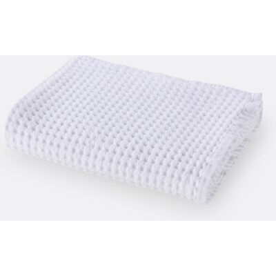 Asciugamano in cotone a nido d'ape La Redoute Intérieurs - 50x90cm - Bianco Asciugamano in cotone a nido d'ape La Redoute Intérieurs - 50x90cm - Bianco
