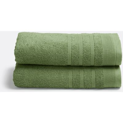 LA REDOUTE INTERIEURS - Zavara - Verde - 50 x 100 cm - asciugamani LA REDOUTE INTERIEURS - Zavara - Verde - 50 x 100 cm - asciugamani