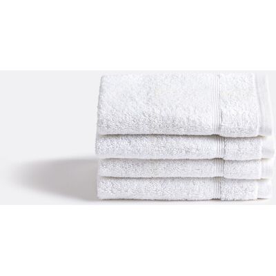 LA REDOUTE INTERIEURS Confezione da 4 asciugamani ospiti spugna 600 g/m², Zavara LA REDOUTE INTERIEURS Confezione da 4 asciugamani ospiti spugna 600 g/m², Zavara