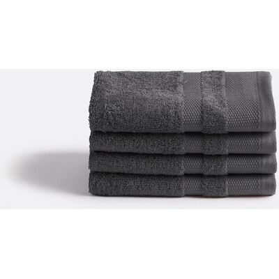 LA REDOUTE INTERIEURS Confezione da 4 asciugamani ospite in cotone egiziano 600g/m2, Kheops LA REDOUTE INTERIEURS Confezione da 4 asciugamani ospite in cotone egiziano 600g/m2, Kheops