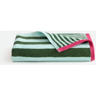 LA REDOUTE INTERIEURS Asciugamano da bagno a righe, in spugna bouclette 500 g, DANI BICOLORE LA REDOUTE INTERIEURS Asciugamano da bagno a righe, in spugna bouclette 500 g, DANI BICOLORE