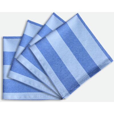 LA REDOUTE INTERIEURS Set di 4 tovaglioli a righe, 30% cotone riciclato, tinto in filo, MIRELLA LA REDOUTE INTERIEURS Set di 4 tovaglioli a righe, 30% cotone riciclato, tinto in filo, MIRELLA