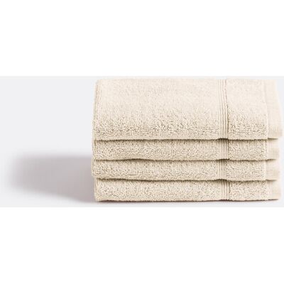 LA REDOUTE INTERIEURS Confezione da 4 asciugamani ospiti spugna 600 g/m², Zavara LA REDOUTE INTERIEURS Confezione da 4 asciugamani ospiti spugna 600 g/m², Zavara