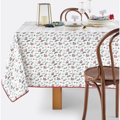 LA REDOUTE INTERIEURS Tovaglia cotone lavato, Winter berry LA REDOUTE INTERIEURS Tovaglia cotone lavato, Winter berry