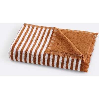 LA REDOUTE INTERIEURS Asciugamano in cotone a righe - Asciugamano da bagno LA REDOUTE INTERIEURS Asciugamano in cotone a righe - Asciugamano da bagno