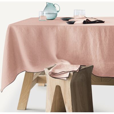 Am.pm Suzy Tovaglia in lino - 180x350cm, Rosa legno - Tovaglia Am.pm Suzy Tovaglia in lino - 180x350cm, Rosa legno - Tovaglia