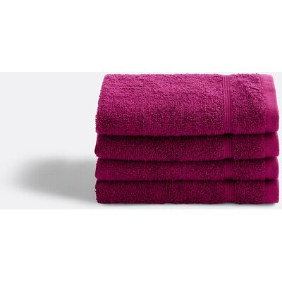 LA REDOUTE INTERIEURS Confezione da 4 asciugamani ospiti spugna 600 g/m², Zavara LA REDOUTE INTERIEURS Confezione da 4 asciugamani ospiti spugna 600 g/m², Zavara