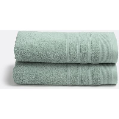LA REDOUTE INTERIEURS Confezione da 2 asciugamani spugna 600 g/m2, Zavara LA REDOUTE INTERIEURS Confezione da 2 asciugamani spugna 600 g/m2, Zavara